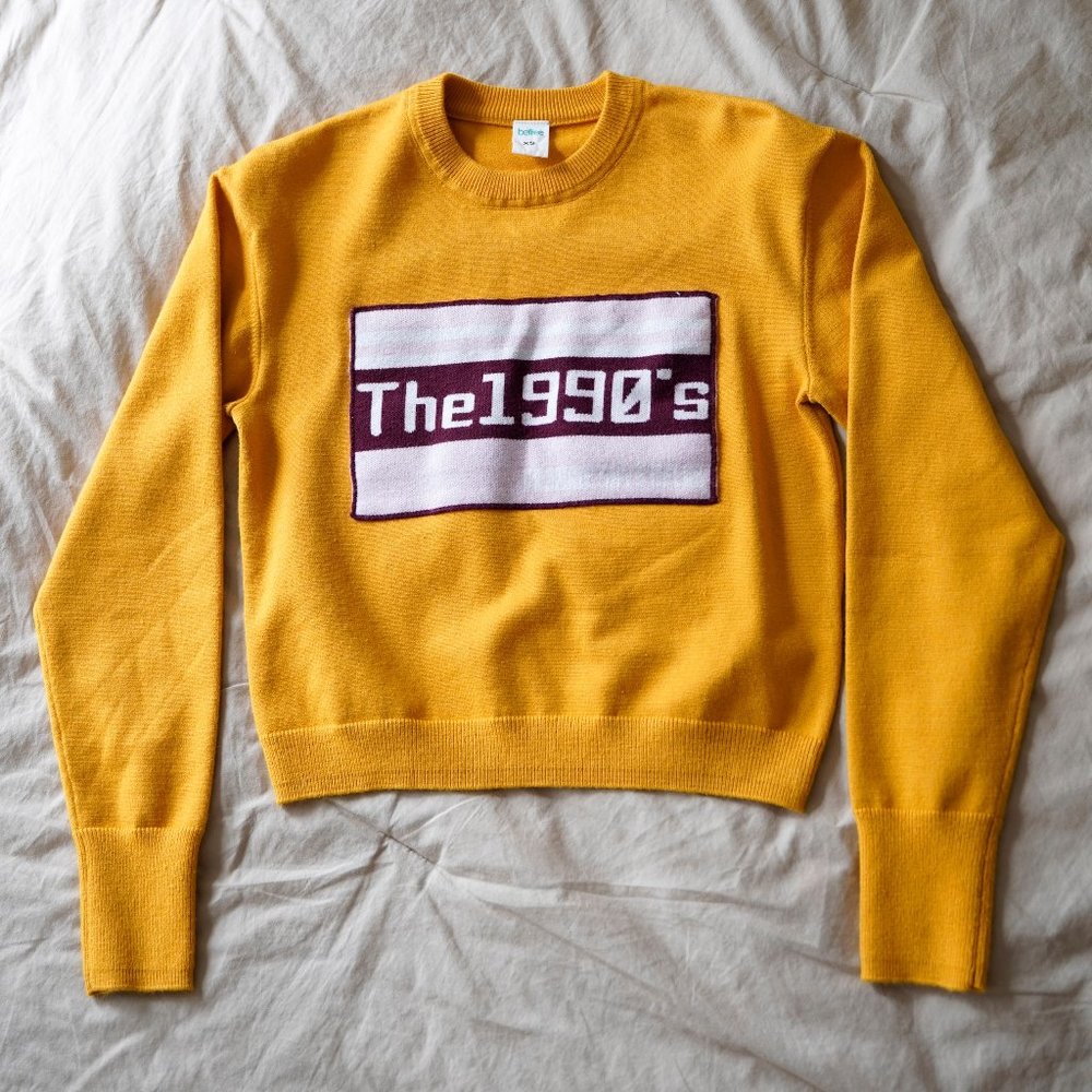 Befree Yellow Sweater 1990s